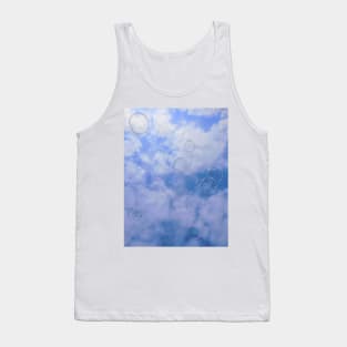 Bursting soap bubbles in the sky Tank Top